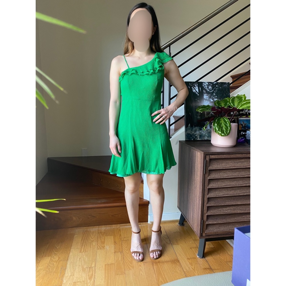 Armani Exchange One Shoulder Dress